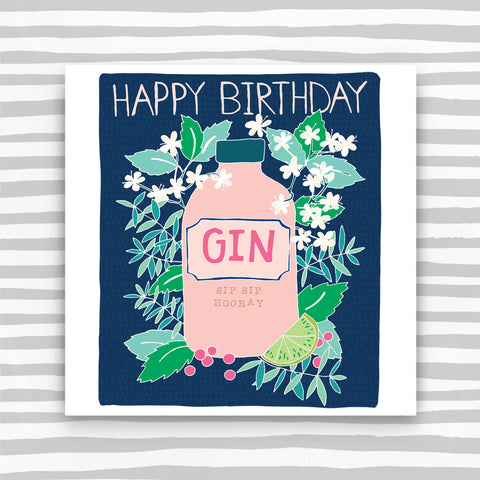 Happy Birthday - Gin Sip Sip Horray (AB14)