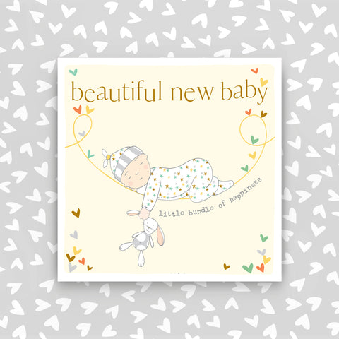 Beautiful New Baby Greeting Card (CB229)