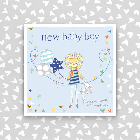 New Baby Boy Greeting Card (CB230)
