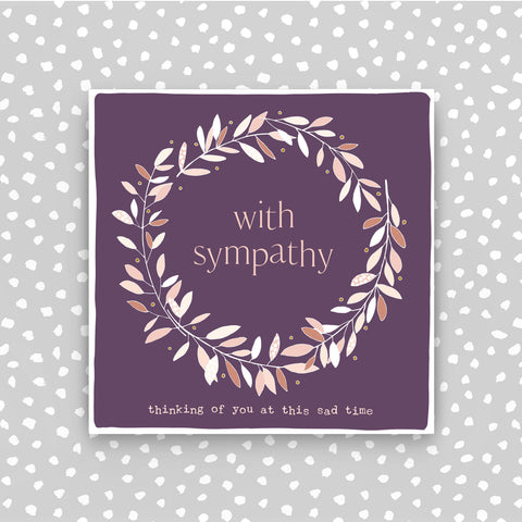 With Sympathy greeting card (CB243)