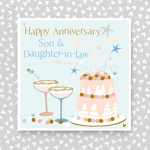 Son & Daughter Anniversary Greeting Card (FB222)