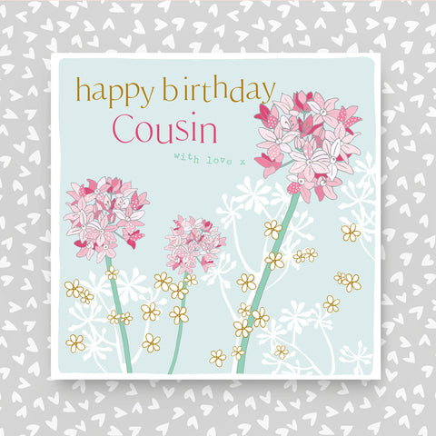Happy Birthday Cousin Birthday Card (FB227)