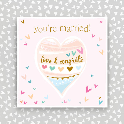 You're Married! Greeting card (FB237)