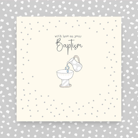 With Love on your Baptism greeting card (GR15)