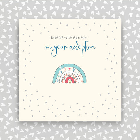 Heartfelt congratulations on your Adoption greeting card (GR18)