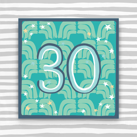 Male Aged 30 Birthday Card (HH20)