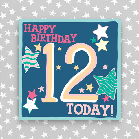 Girl Aged 12 Birthday Card (HH39)