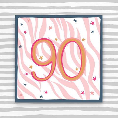 Female Aged 90 Birthday Card (HH53)