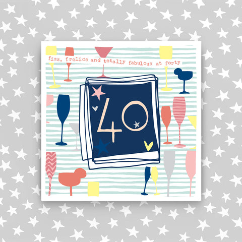 Female 40th Birthday Card (LF98)