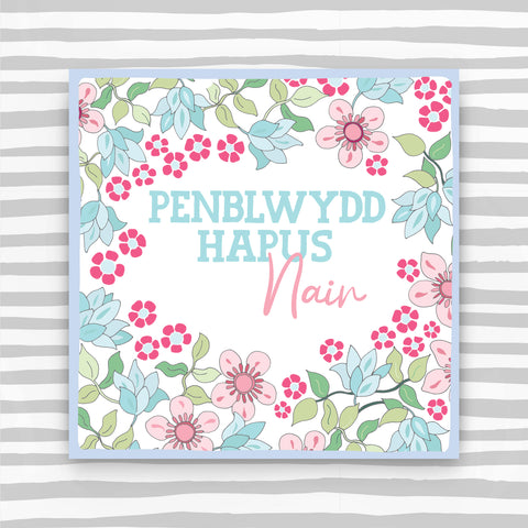 Welsh - Penblwydd Hapus Nain (Grandma) (WCK13)