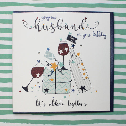 Husband 50th Birthday Card (NTJ34)