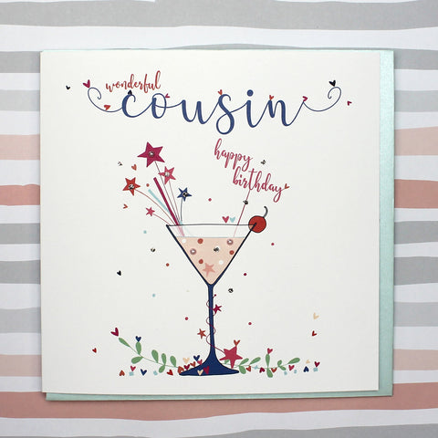 Wonderful Cousin Birthday Card (NTJ36)